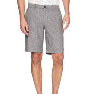Banana Republic Men’s Linen Blend Aiden Shorts 38 Grey Texture